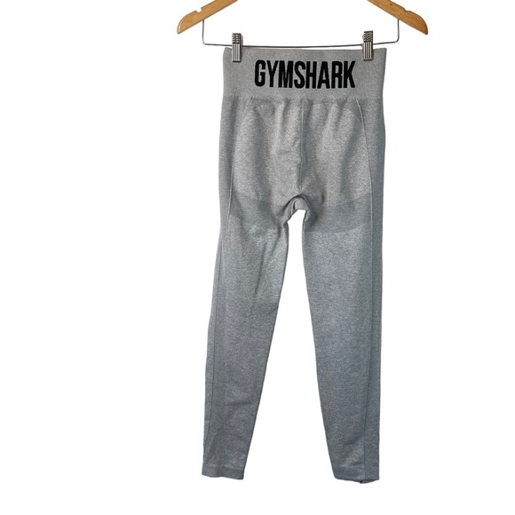 Gymshark Women’s Vital Seamless Grey Athletic Activewear Gym Leggings Large - Picture 7 of 11